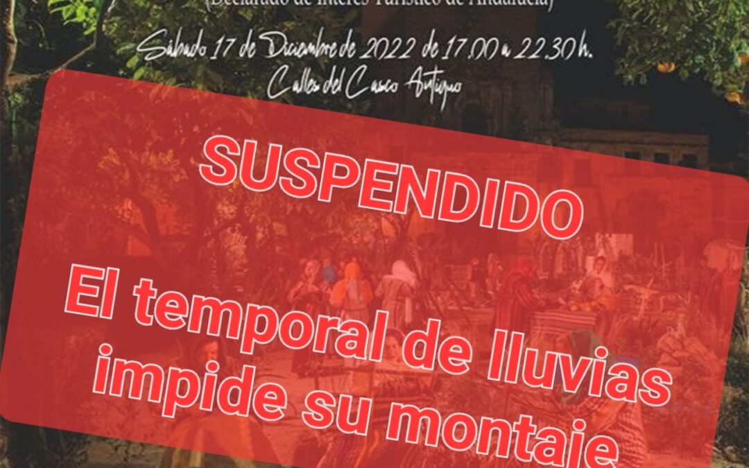 Suspendido el Belén Viviente de Arcos por las inclemencias meteorológicas