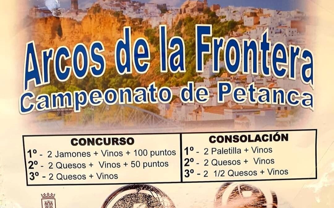 Campeonato de Petanca en Arcos