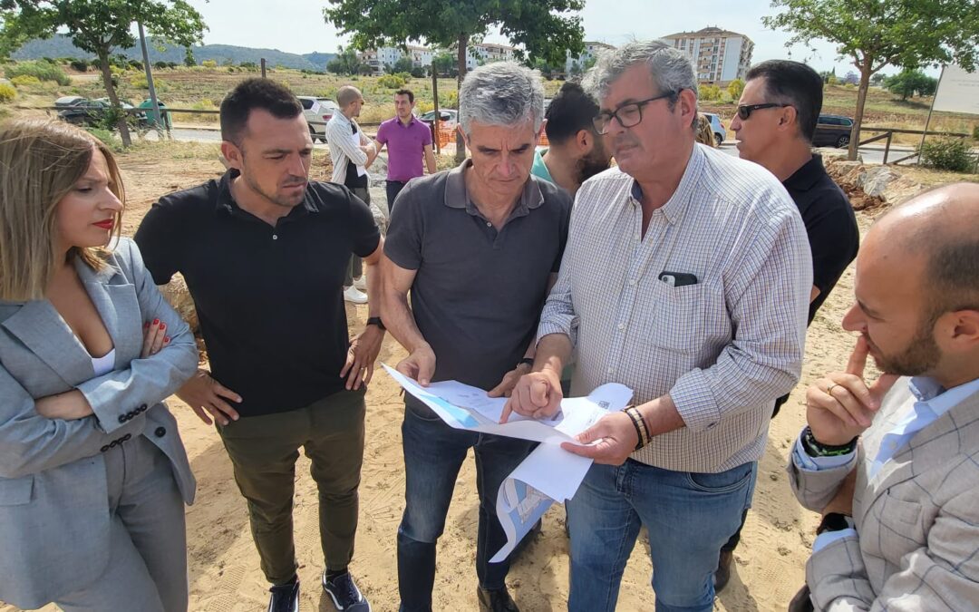 Visita técnica a las obras de ampliación de la playa artificial de El Santiscal