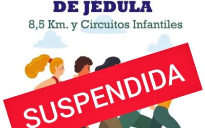 Se suspende la Carrera Popular de Jédula