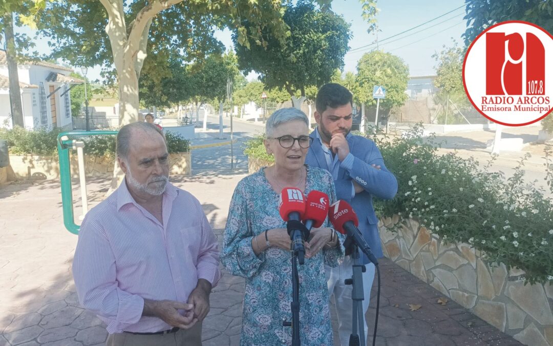 El Ayuntamiento de Arcos inauguró en Vega de los Molinos un nuevo parque biosaludable