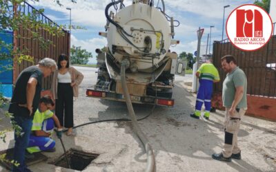 Aqualia arregla un problema de la red de saneamiento de Jédula