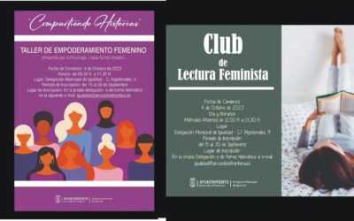 Nuevos talleres de la Delegación de Igualdad