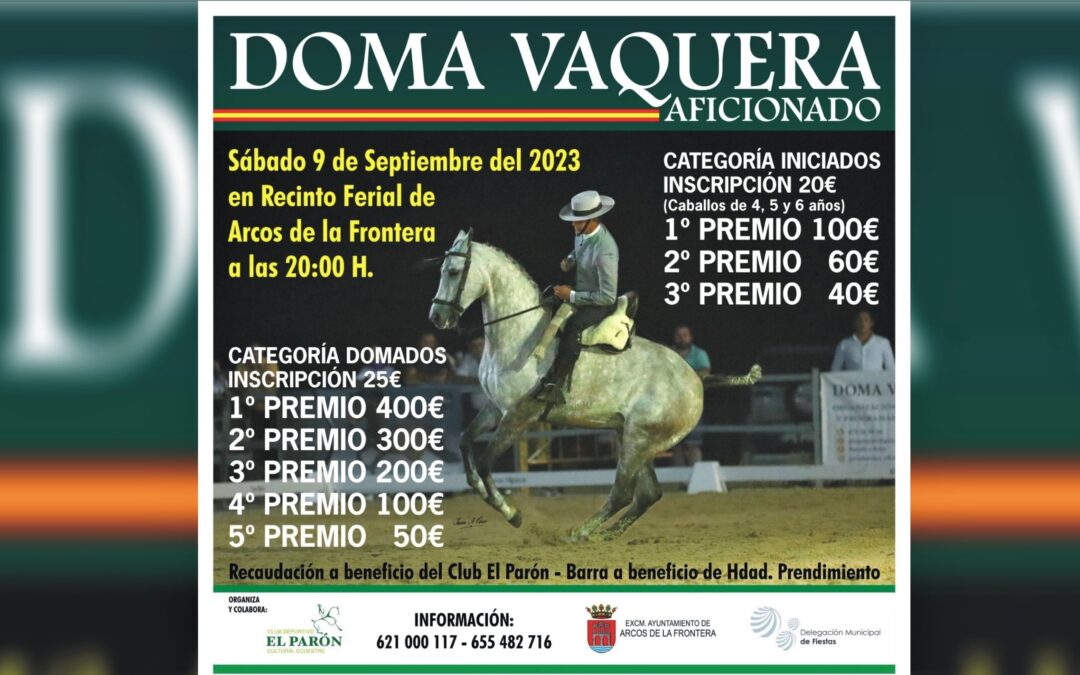 Concurso de Doma Vaquera para aficionados en Arcos