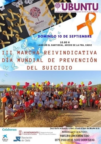La Asociación Ubuntu organiza la III Marcha de Prevención del Suicidio