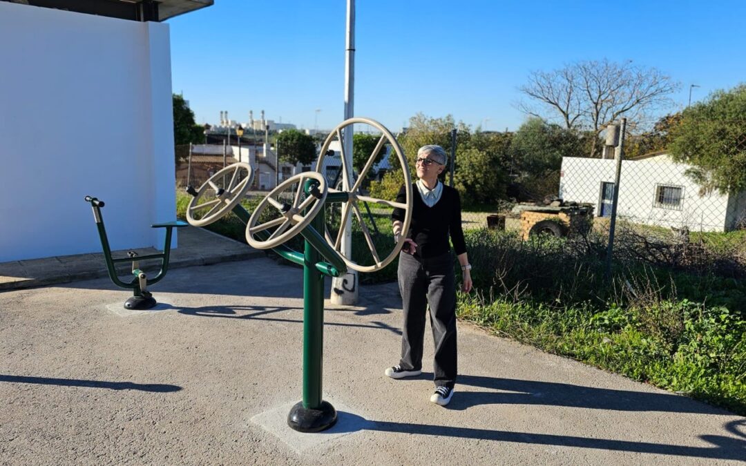 Puesto en marcha el nuevo parque biosaludable de la Vega de los Molinos