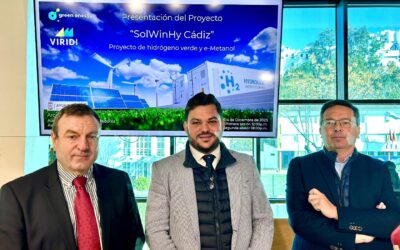 Viridi explica su proyecto de generación de hidrógeno verde y e-metanol ‘SolWinHy Cádiz’