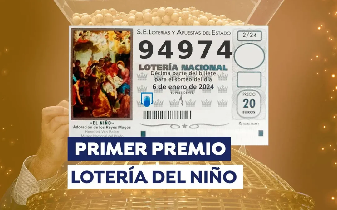 La suerte sonríe a Arcos con el primer premio en el Sorteo del Niño