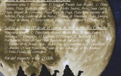 Fiestas anuncia el nuevo recorrido que hará la Cabalgata de los Reyes Magos el 5 de enero