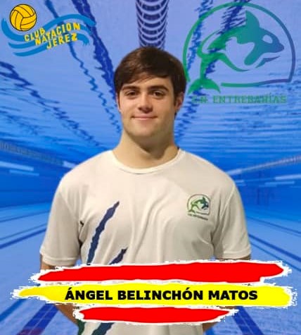 El Club Natación Entrebahías debutará en un campeonato nacional gracias a la participación del arcense Angel Belinchón Matos