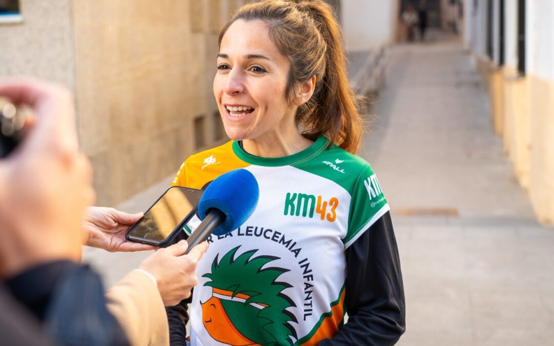 Vanesa Perea; 400 km contra la leucemia infantil, de Roquetas de Mar a Jerez, pasando por Arcos