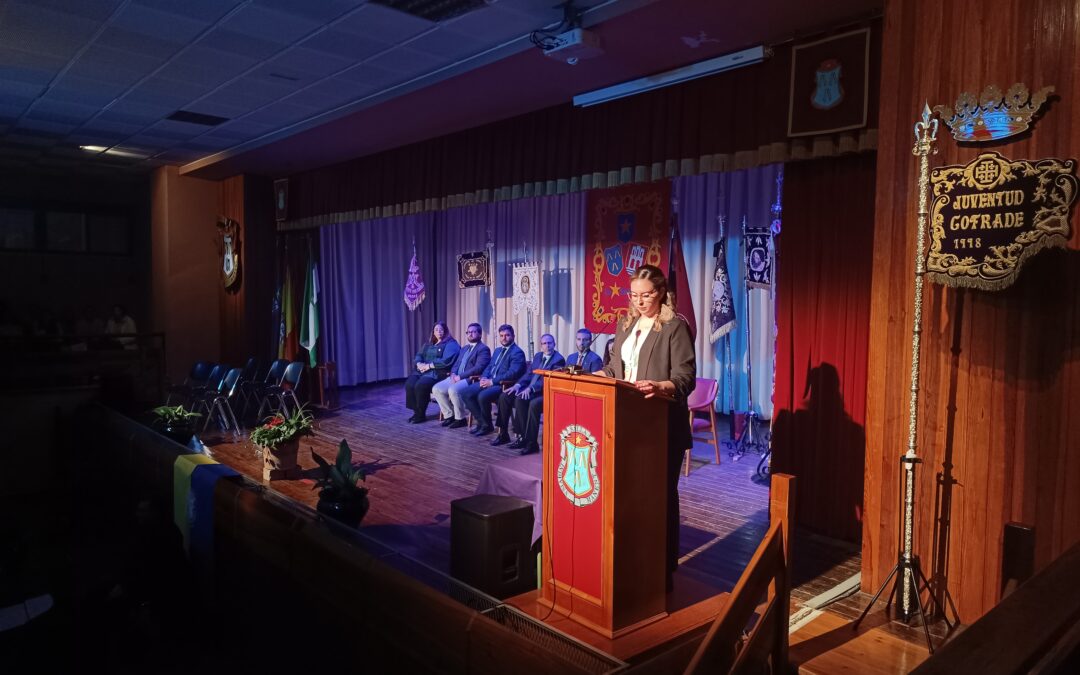 Sandra Navas pronuncia el pregón del estudiante cofrade de la Salle