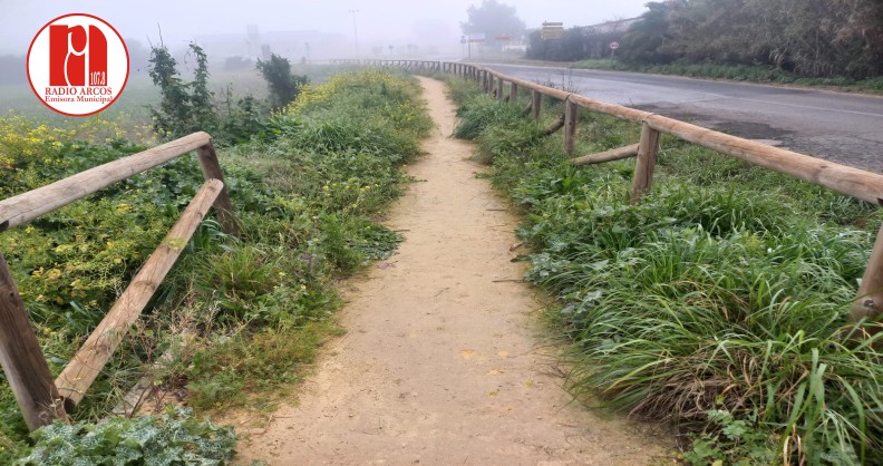 IU denuncia el estado de abandono del carril entre Los Cabezuelos y el cruce de la carretera de Algar