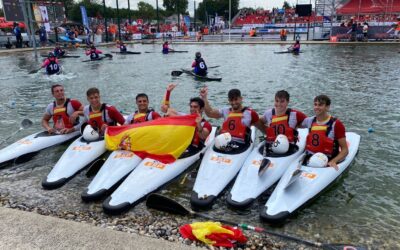 La Selección Española de Kayak Polo Sub-21 masculina se concentra este fin de semana en el lago de Arcos