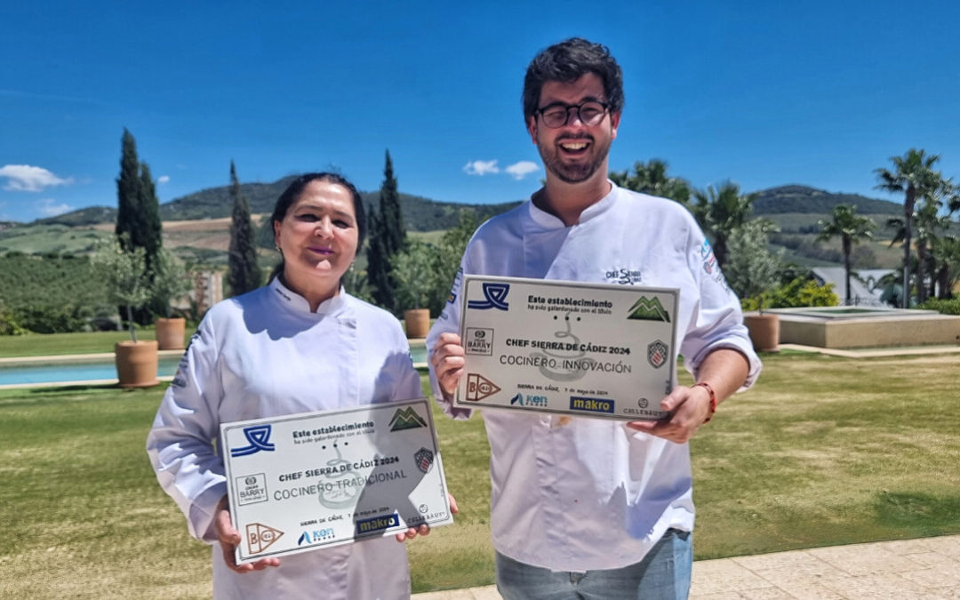 Maribel Clavijo y Miguel Castillo, ganadores de Chef Sierra de Cádiz