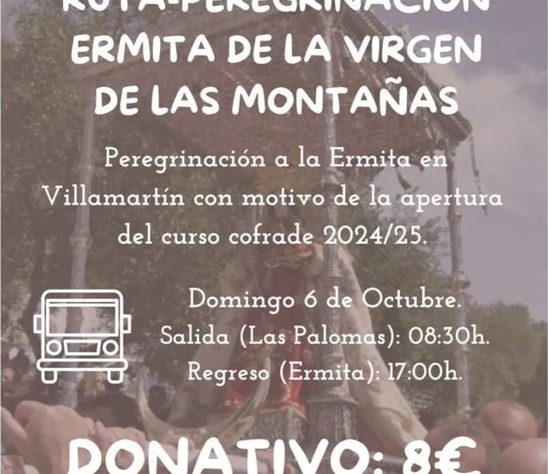 La Hermandad de San Antonio abre el curso cofrade con una ruta-peregrinación a la ermita de la Virgen de las Montañas, Villamartin