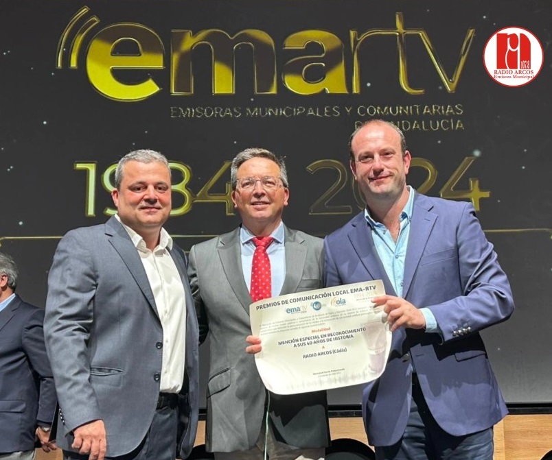 Radio Arcos recibe el reconocimiento especial de la Asociación de Emisoras Municipales de Andalucía (EMA)