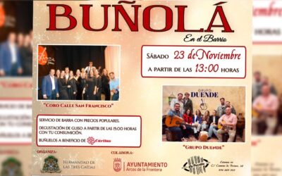 Berza, buñuelos y villancicos, este sábado, en la “buñolá” que organiza Las Tres Caídas en El Barrio