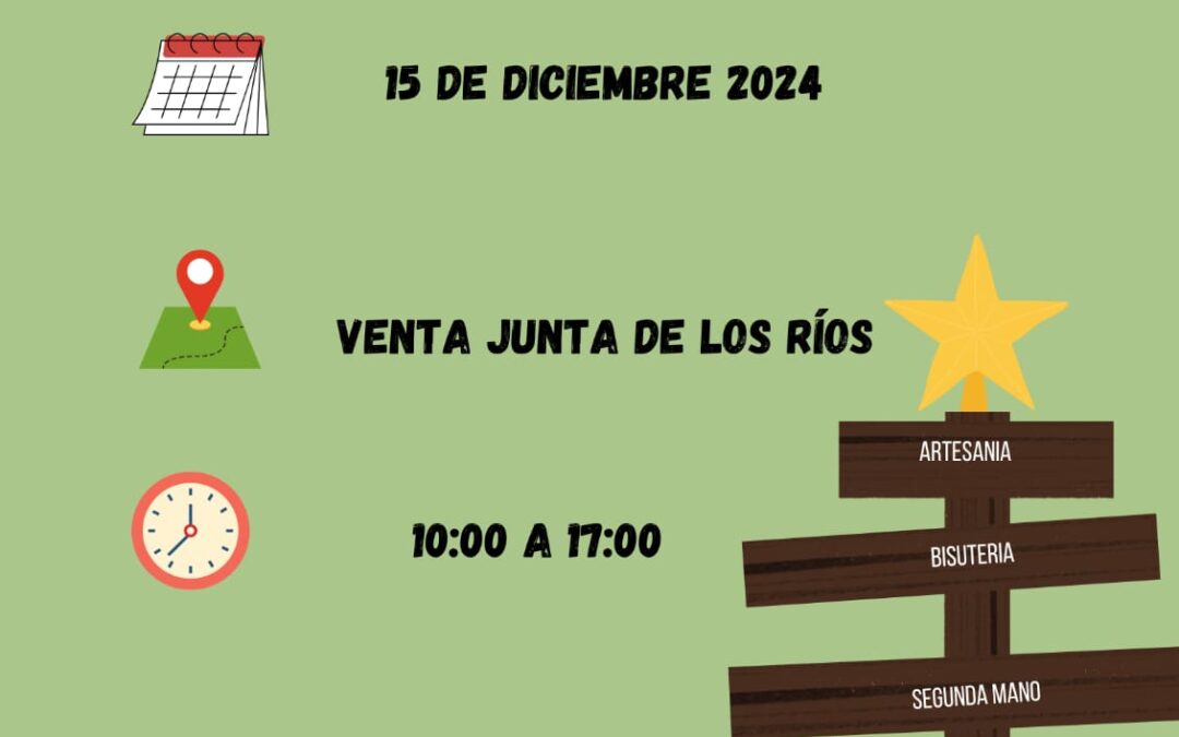 La Bda. Rural de la Junta de los Ríos organiza para este domingo 15 diciembre un ‘Mercadillo Navideño’ y espera para el 28, la visita del Cartero Real