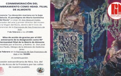La Hermandad del Rocío de Arcos ha elegido nueva Hermana Mayor y celebrará una procesión extraordinaria en febrero