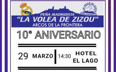La Peña Madridista “La Volea de Zizou” cumple 10 años