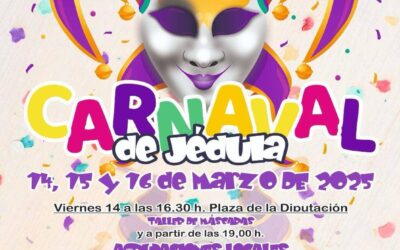Programación del Carnaval de Jédula para este fin de semana