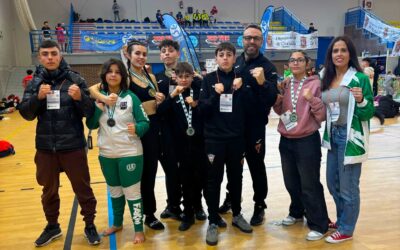 Los peleadores y peleadoras del Marco Fight Club consiguen 9 medallas en el Campeonato de Andalucía de Kickboxing en Tatami Sport