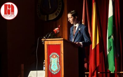 Gonzalo Saborido Moreno pronuncia el XXXII Pregón del Estudiante Cofrade