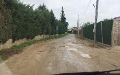 IU Arcos lleva hasta el próximo Pleno Ordinario las quejas vecinales por el estado de los carriles de La Sierpe y El Romeral