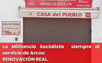 Malestar en un sector del PSOE de Arcos de la Frontera por la candidatura de Ana Carrera  