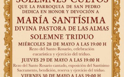 La Divina Pastora se prepara para sus Solemnes Cultos