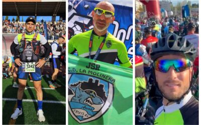 Tres triatletas del C.D. La Molinera brillan en los 101 km de Ronda