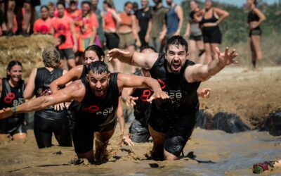 Una carrera con mucho barro para luchar contra el cáncer