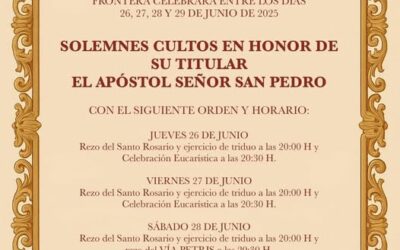 San Pedro Apóstol procesiona este domingo con motivo de su festividad