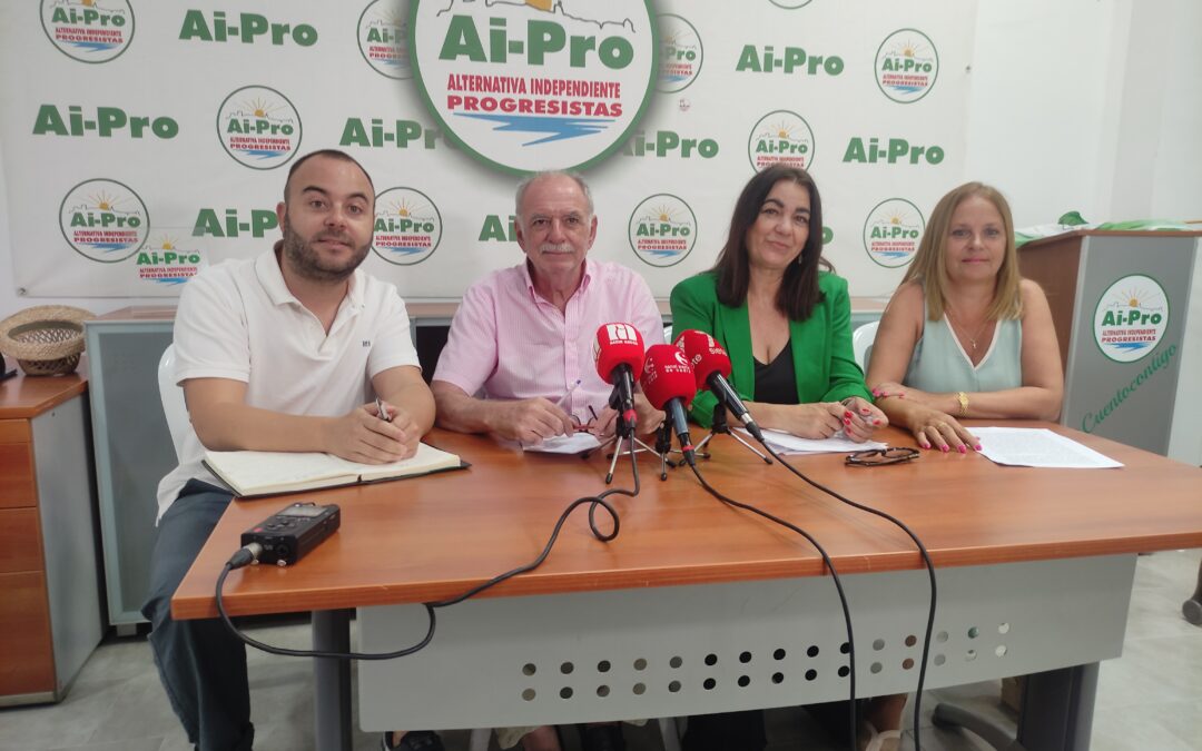 Aipro valora sus dos años de gestión municipal destacando avances en áreas claves