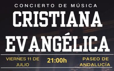 Concierto de música cristiana evangélica, esta noche en el Paseo de Andalucía
