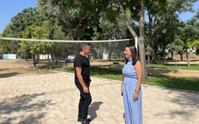 Jédula inaugura una nueva pista de vóley playa en el Recinto Ferial