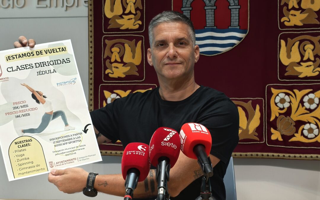 Se abre el plazo de inscripción para las clases dirigidas que se impartirán en Arcos y Jédula